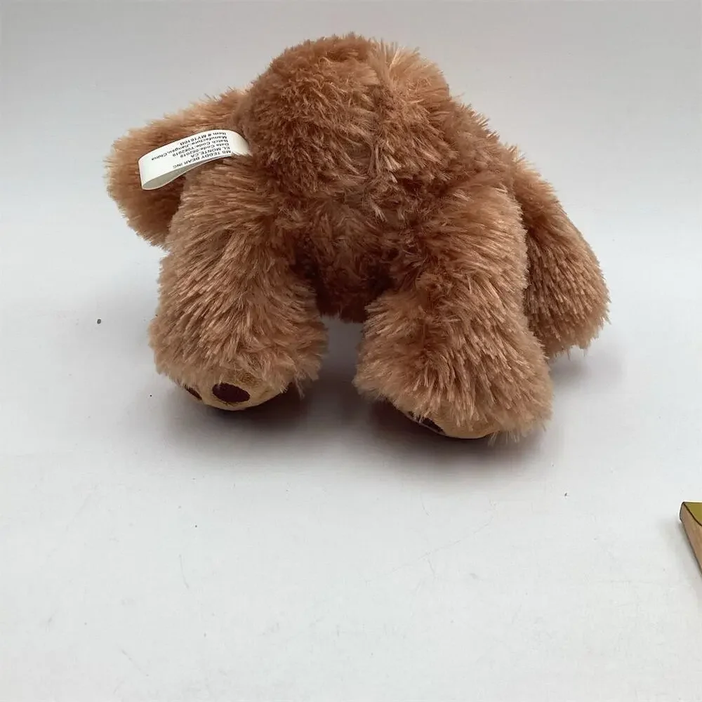 MS Teddy Bear‎ Brown Plush Teddy Bear with Embroidery Eyes